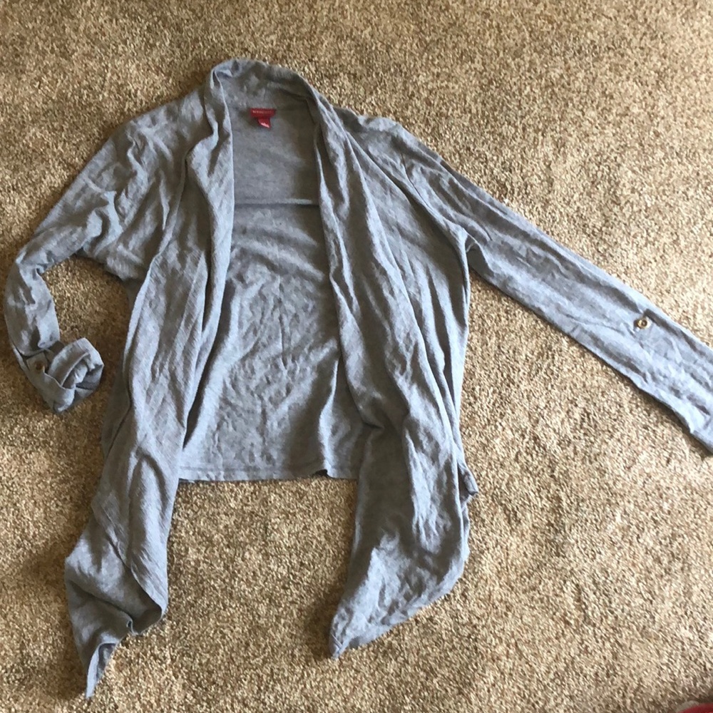 Small, grey cardigan
